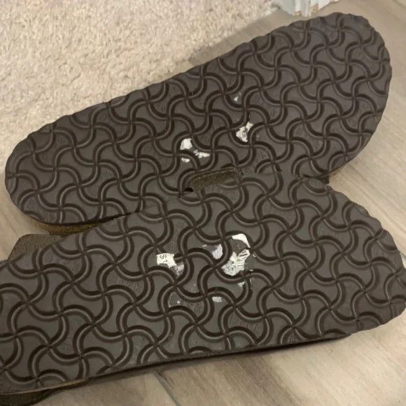 Birkenstock Dark Brown Leather Sandals - Picture 5 of 8